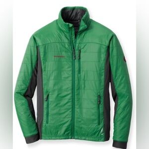 Mammut Guye Polartec Alpha Jacket Green Black Size Small